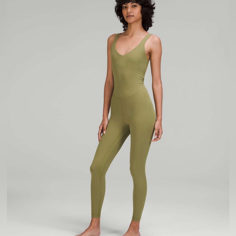 lululemon athletica Olive Green Seamless Jumpsuit